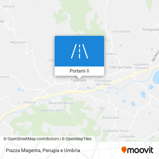 Mappa Piazza Magenta