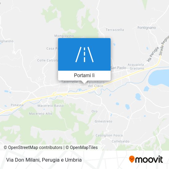 Mappa Via Don Milani