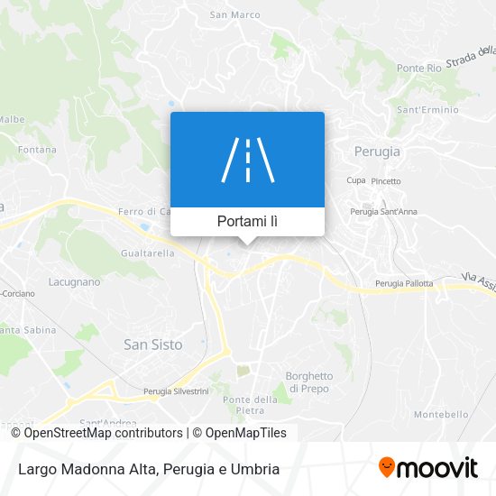Mappa Largo Madonna Alta