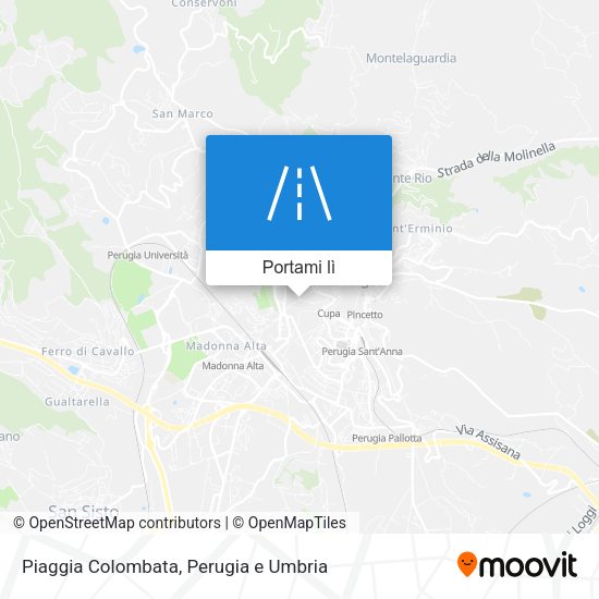 Mappa Piaggia Colombata