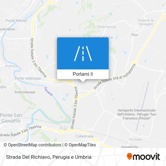 Mappa Strada Del Richiavo