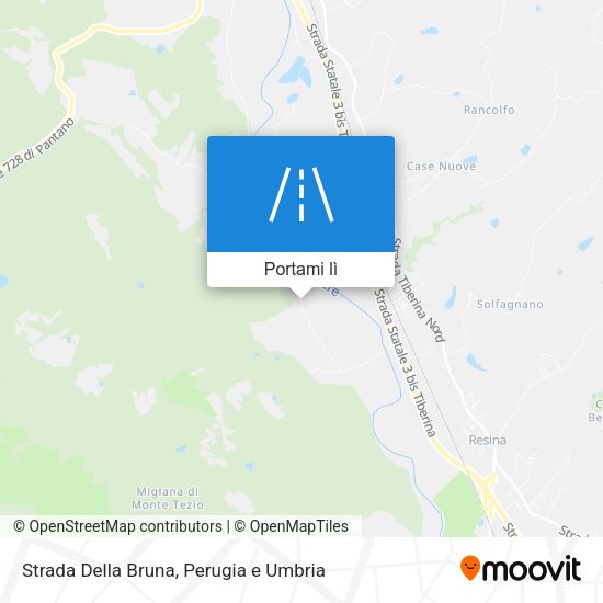 Mappa Strada Della Bruna
