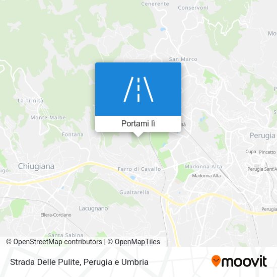 Mappa Strada Delle Pulite