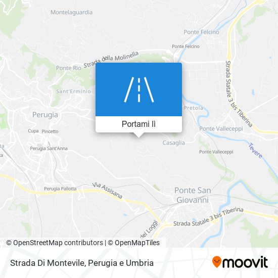 Mappa Strada Di Montevile