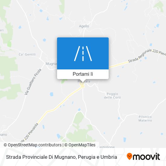 Mappa Strada Provinciale Di Mugnano