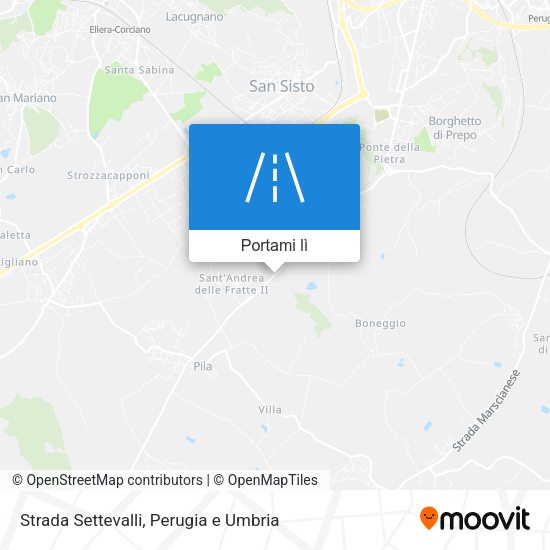 Mappa Strada Settevalli