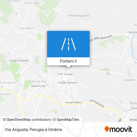 Mappa Via Angusta