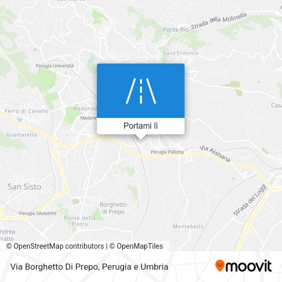 Mappa Via Borghetto Di Prepo