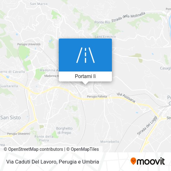 Mappa Via Caduti Del Lavoro
