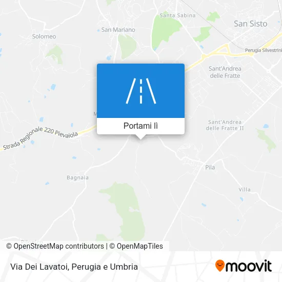 Mappa Via Dei Lavatoi