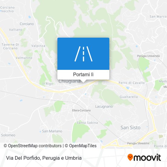 Mappa Via Del Porfido