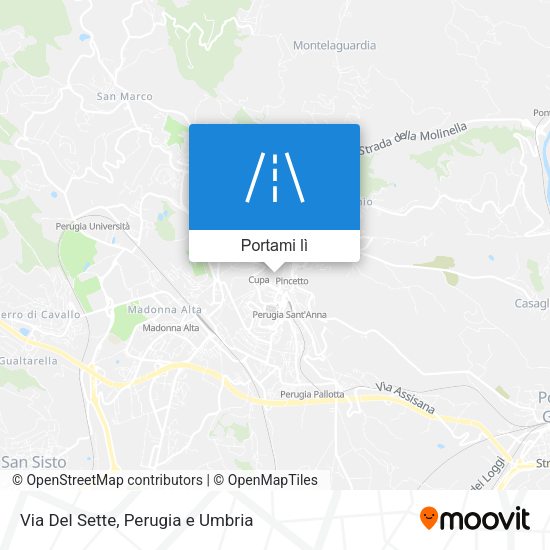 Mappa Via Del Sette