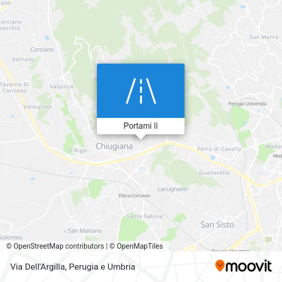 Mappa Via Dell'Argilla