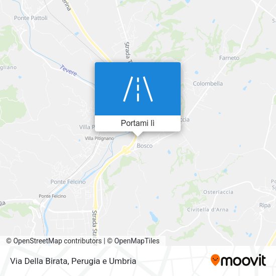 Mappa Via Della Birata