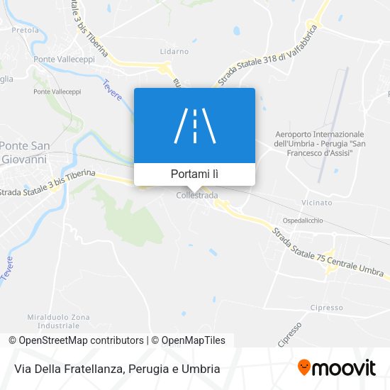 Mappa Via Della Fratellanza