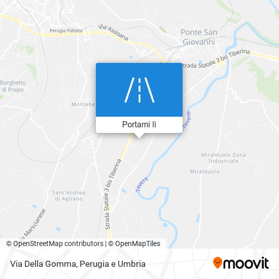Mappa Via Della Gomma
