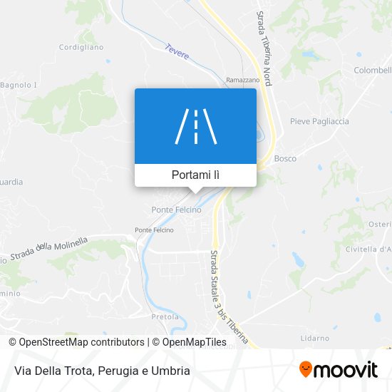 Mappa Via Della Trota