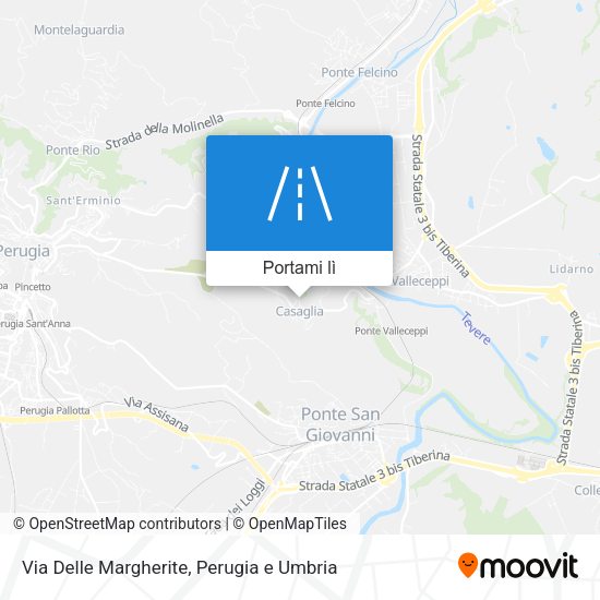 Mappa Via Delle Margherite