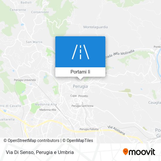 Mappa Via Di Senso