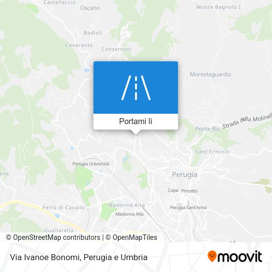 Mappa Via Ivanoe Bonomi