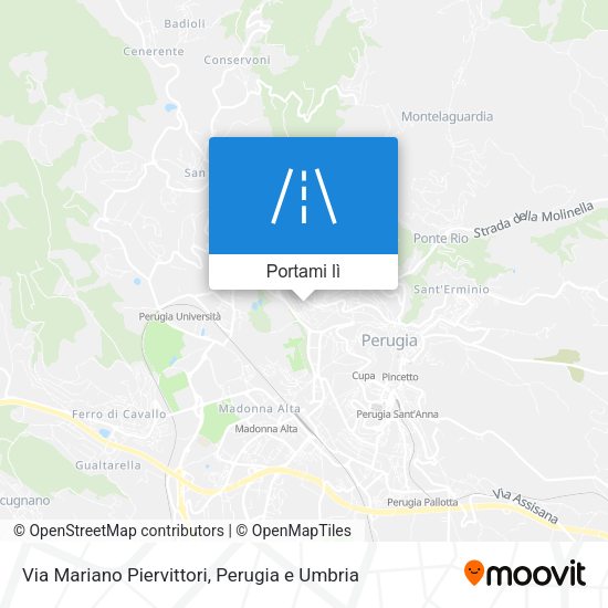 Mappa Via Mariano Piervittori