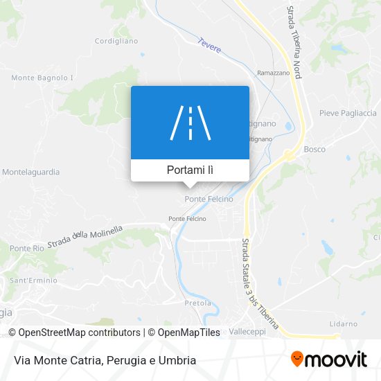 Mappa Via Monte Catria