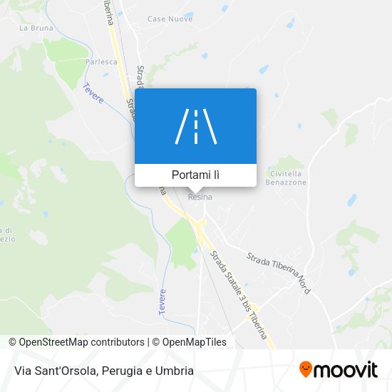 Mappa Via Sant'Orsola