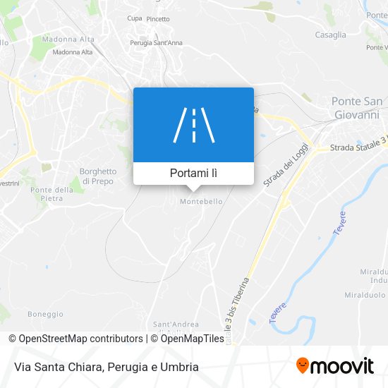 Mappa Via Santa Chiara