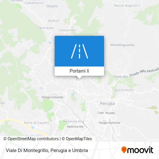 Mappa Viale Di Montegrillo