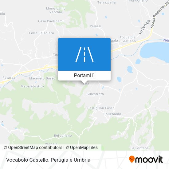 Mappa Vocabolo Castello