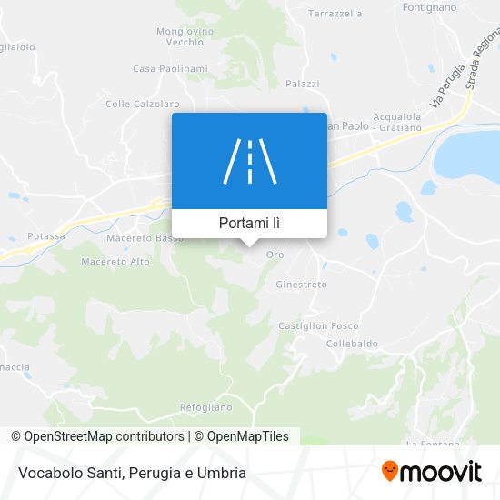 Mappa Vocabolo Santi