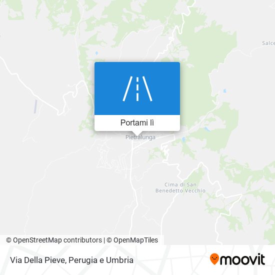 Mappa Via Della Pieve