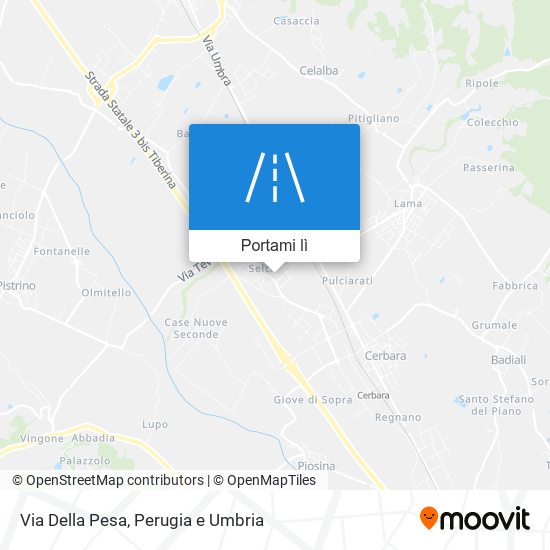 Mappa Via Della Pesa