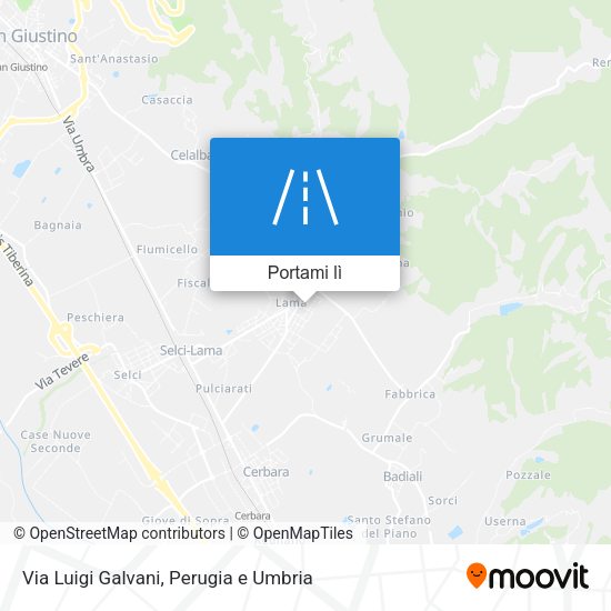 Mappa Via Luigi Galvani