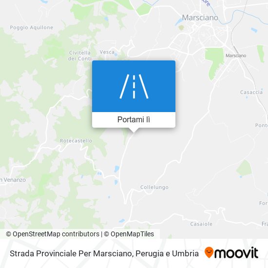 Mappa Strada Provinciale Per Marsciano