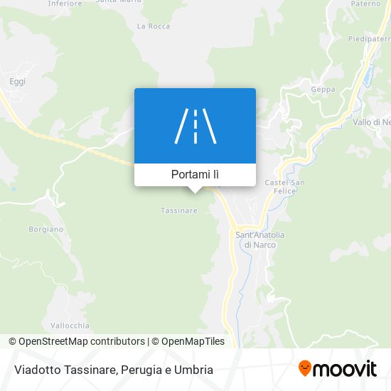 Mappa Viadotto Tassinare