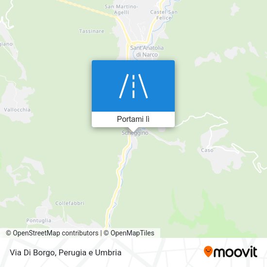 Mappa Via Di Borgo