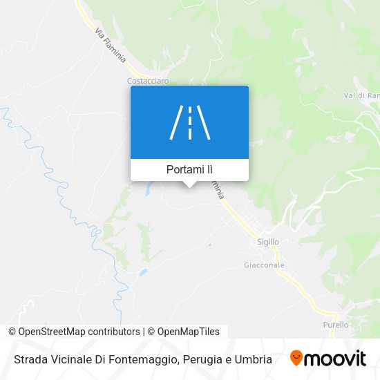 Mappa Strada Vicinale Di Fontemaggio