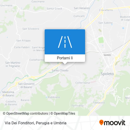 Mappa Via Dei Fonditori