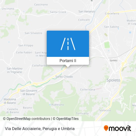 Mappa Via Delle Acciaierie