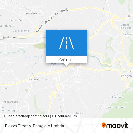 Mappa Piazza Tirreno