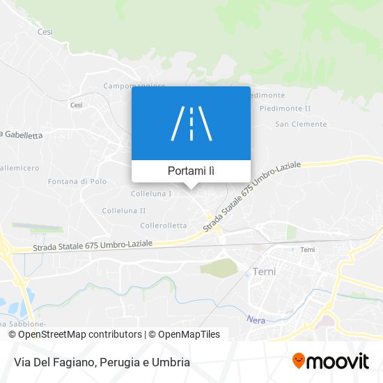 Mappa Via Del Fagiano
