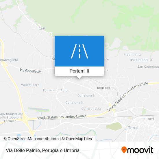 Mappa Via Delle Palme