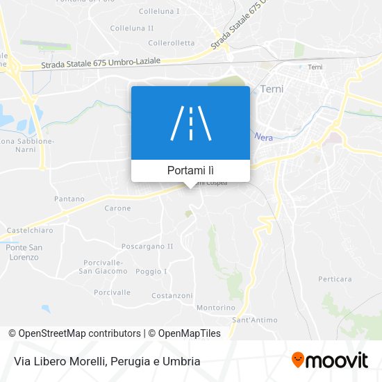 Mappa Via Libero Morelli
