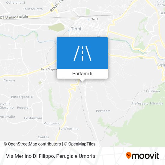 Mappa Via Merlino Di Filippo