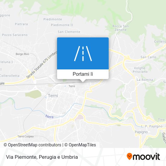 Mappa Via Piemonte