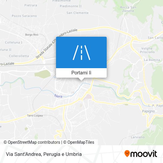 Mappa Via Sant'Andrea