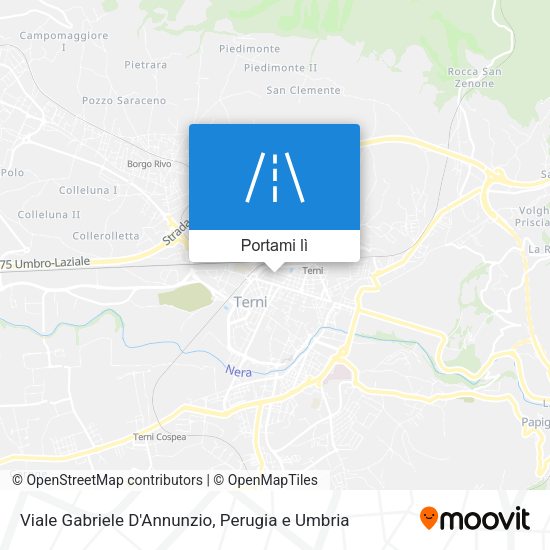 Mappa Viale Gabriele D'Annunzio