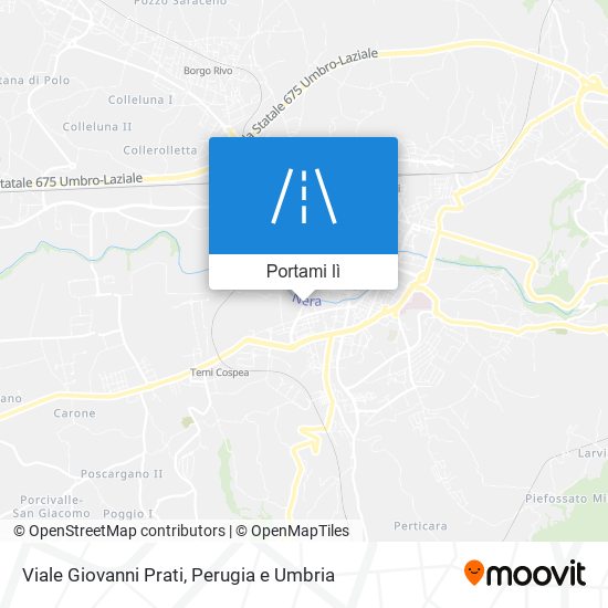 Mappa Viale Giovanni Prati