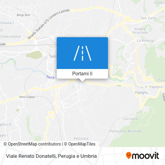 Mappa Viale Renato Donatelli